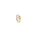 Bronzallure Set Of 2 Shiny Textured Cz Ring WSBZ00509Y.Y-22