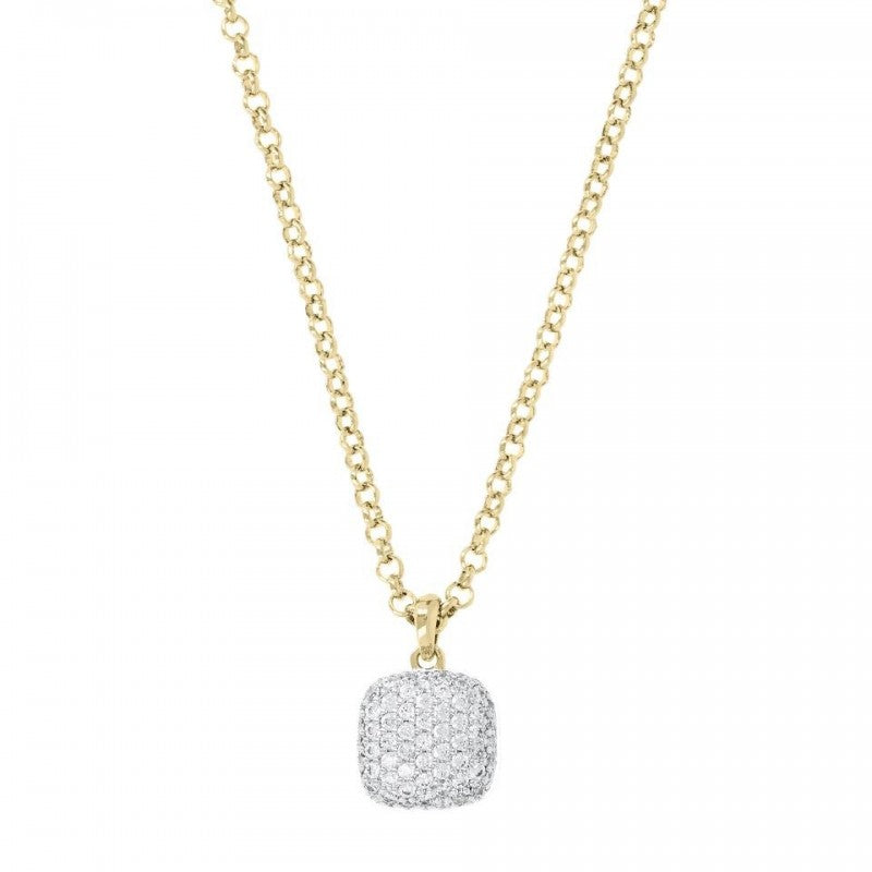 Bronzallure Shiny Pendant W Cz Stones White WSBZ00617Y.Y