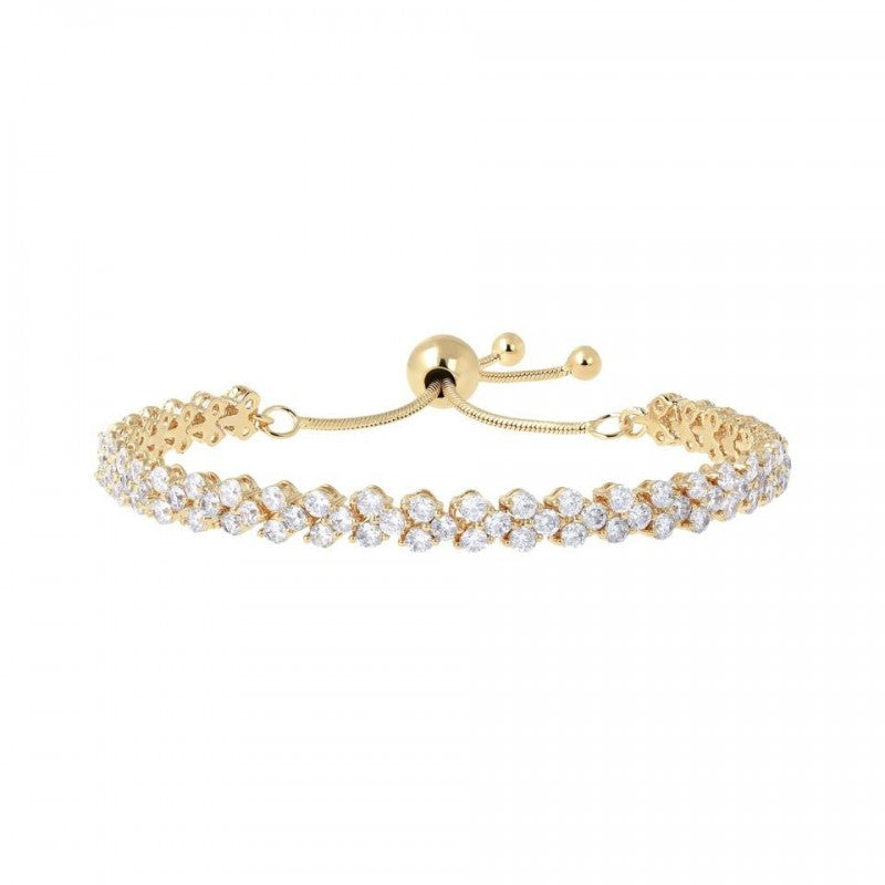 Bronzallure Adjustable Friendship Pave Tenni WSBZ00740Y.WY