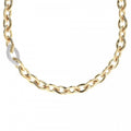 Bronzallure Shiny Marquise Link Neck W Cz Ge WSBZ01111Y.WY