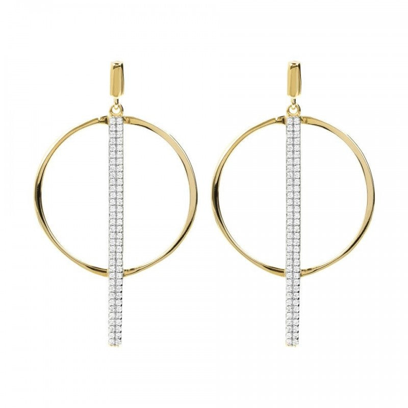 Bronzallure Shiny Cz Gemstne Round And Stick WSBZ01152Y.Y