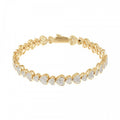 Bronzallure Tennis Brac W Heart Shape Pave E WSBZ01471Y.W