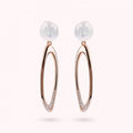 Bronzallure Dangle Earring Wpearl Topfancy E WSBZ01488.W