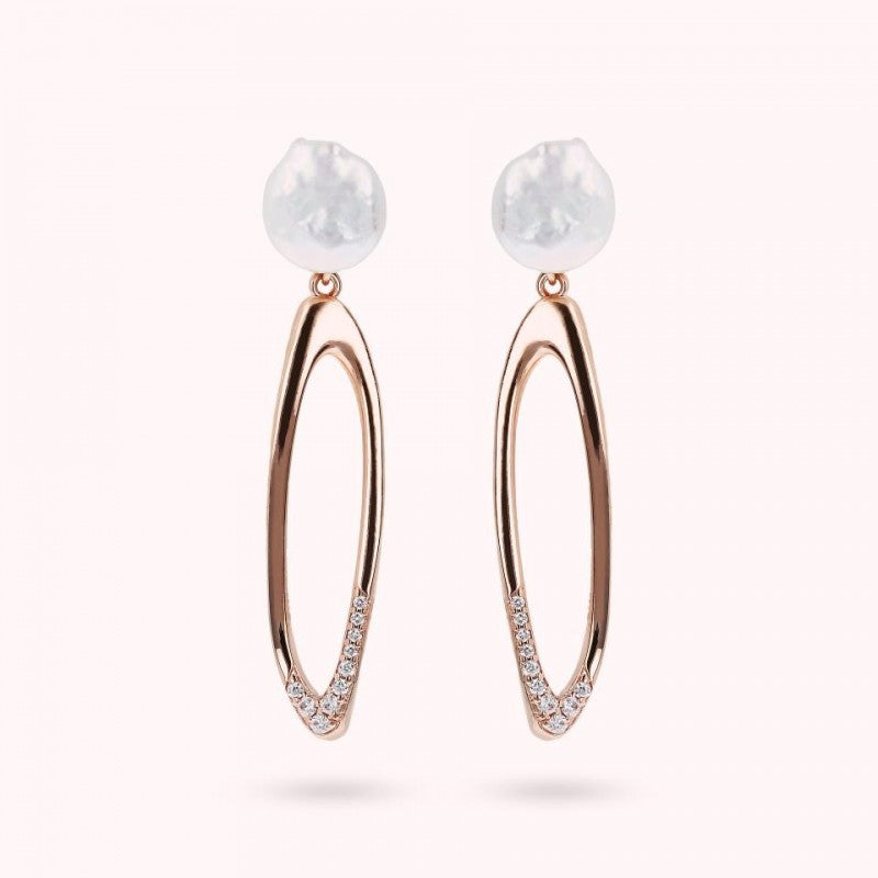Bronzallure Dangle Earring Wpearl Topfancy E WSBZ01488.W