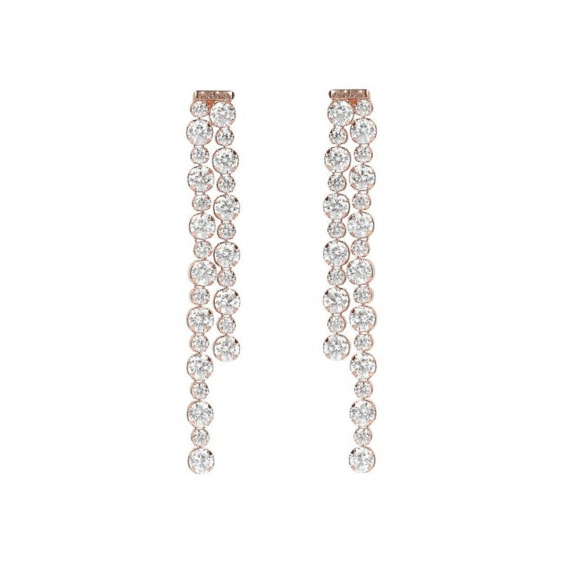 Bronzallure Alternate Tennis Gemstone Earrin WSBZ01589.W