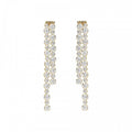 Bronzallure Alternate Tennis Gemstone Earrin WSBZ01589Y.Y