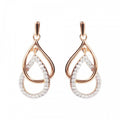 Bronzallure Cz Gemstone Earrings White Cz WSBZ01590.W