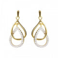 Bronzallure Cz Gemstone Earrings White Cz WSBZ01590Y.Y