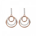 Bronzallure Shiny Round Cz Gemstone Earring WSBZ01596.W
