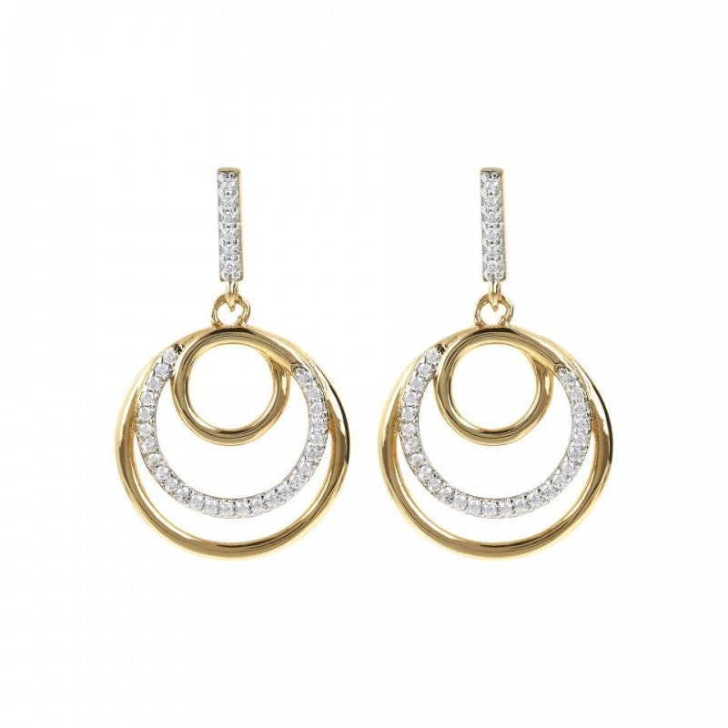 Bronzallure Shiny Round Cz Gemstone Earring WSBZ01596Y.Y