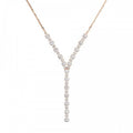 Bronzallure Tennis Gemstone Lariat Necklace WSBZ01597.W