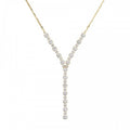 Bronzallure Tennis Gemstone Lariat Necklace WSBZ01597Y.Y