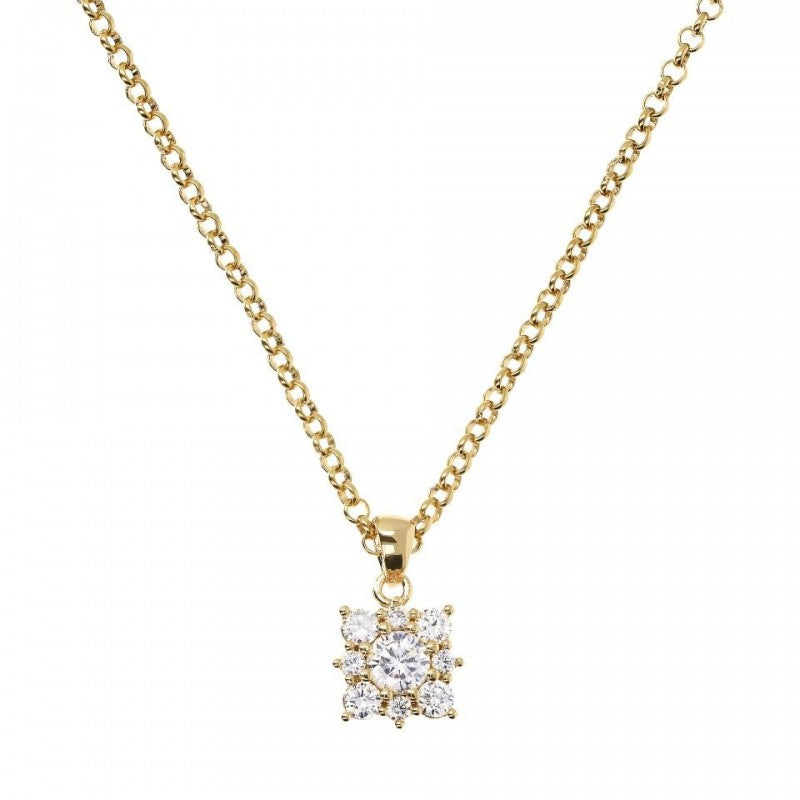 Bronzallure Necklace With Cz Gemstone Pendan WSBZ01680Y.Y