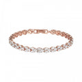 Bronzallure Cz Gemstone Tennis Bracelet Whit WSBZ01855.W
