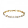 Bronzallure Golden Cz Gemstone Tennis Bracel WSBZ01855Y.W