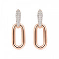 Bronzallure Rectangular Dangle Earrings With WSBZ01889.W