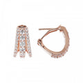 Bronzallure Mini Hoop Earring Three Strand C WSBZ01981.W