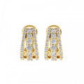 Bronzallure Mini Hoop Earring Three Strand C WSBZ01981Y.Y