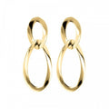 Bronzallure Golden Dangle Oval Element Earri WSBZ01984Y.YG