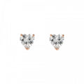 Bronzallure Heart 8Mm Gemstone Earrings WSBZ02113.W
