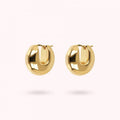 Bronzallure Bold Huggies Hoop Earrings Golde WSBZ02178Y.YG