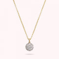 Bronzallure Golden Cz Gemstone Round Pendant WSBZ02257Y.WR