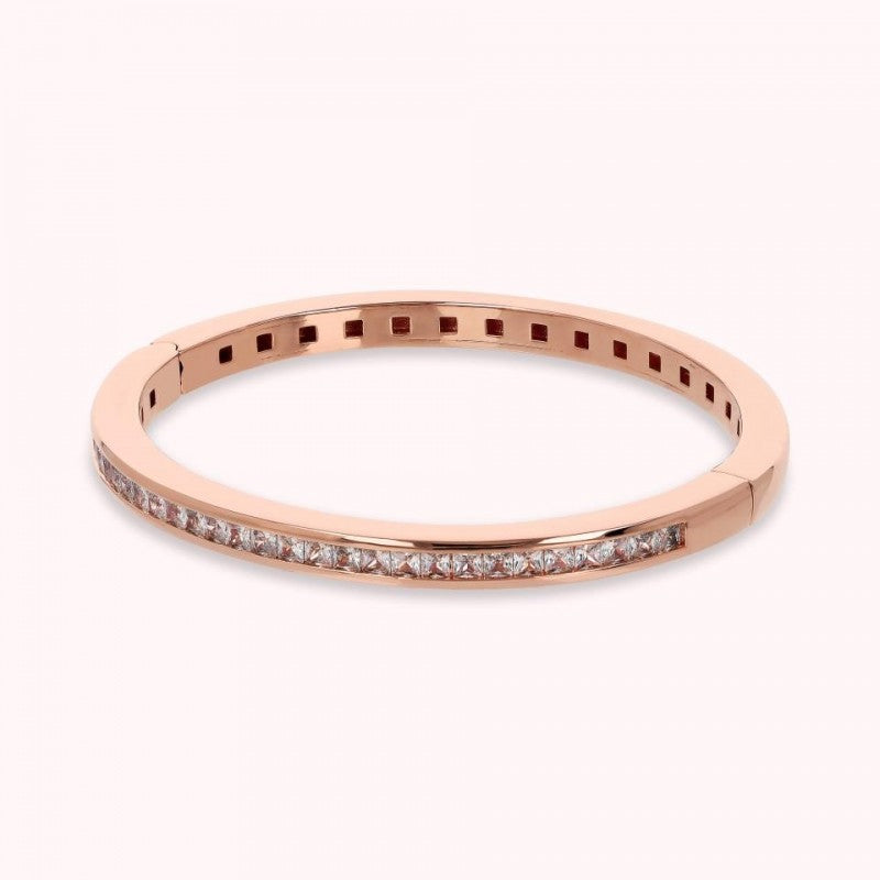 Bronzallure Oval Rigid Bracelet With Princes WSBZ02266.WR