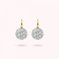 Bronzallure Golden Earring With Mixed Pave C WSBZ02268Y.WR