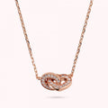 Bronzallure Heart Necklace With Cz For Valen WSBZ02280.WR