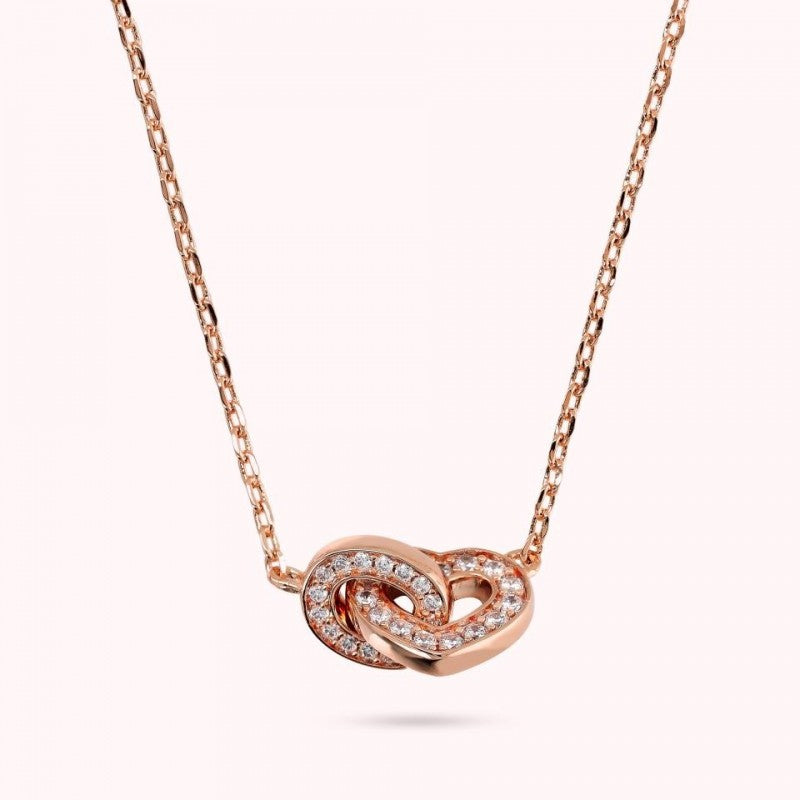 Bronzallure Heart Necklace With Cz For Valen WSBZ02280.WR