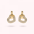 Bronzallure Golden Cz Ring Top For Valentine WSBZ02299Y.YG