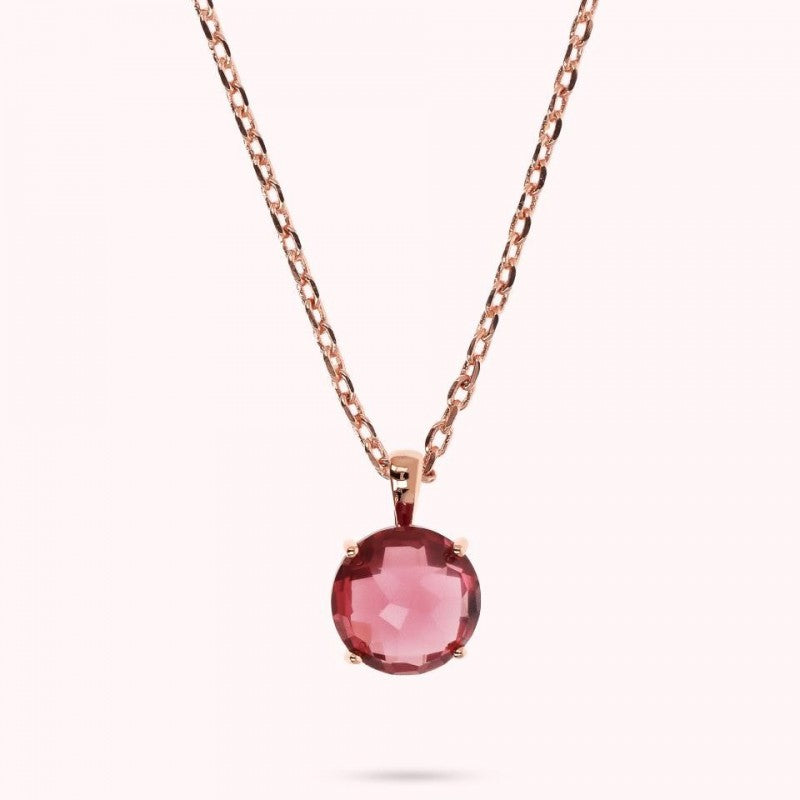 Bronzallure Necklace W Pendant W Faceted Sto WSBZ02310.BL