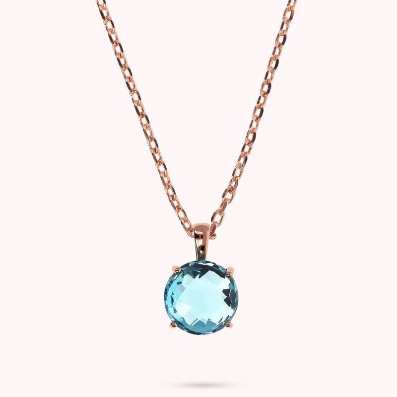 Bronzallure Necklace W Pendant W Faceted Sto WSBZ02310.BT
