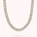 Bronzallure Golden Curb Link With Cz Rainbow WSBZ02326Y.WHI-450