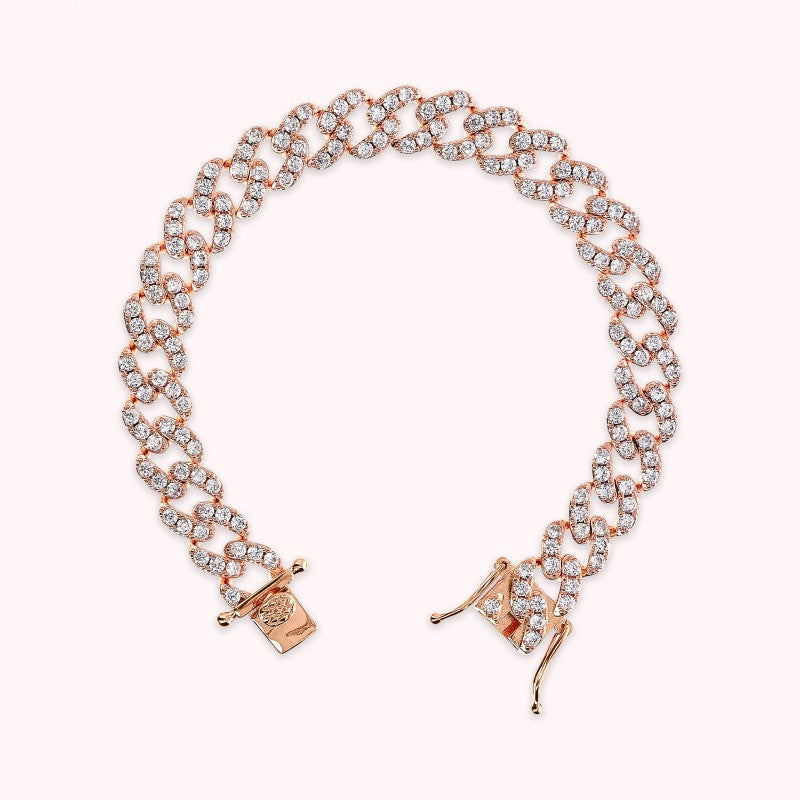 Bronzallure Square Bracelet Grumetta W Cubic WSBZ02327.WHI-170