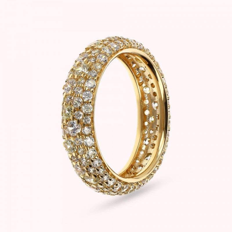 Bronzallure Golden Ring With Cz WSBZ02370Y.LE-WH-14