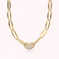 Bronzallure Golden Cz Necklace WSBZ02374Y.WR