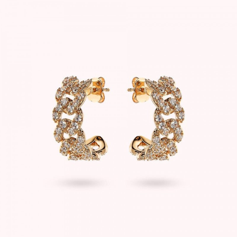 Bronzallure Golden Earrings With Cz WSBZ02379Y.WHI-CZ