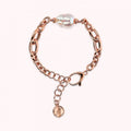 Bronzallure Pearl Bracelet With Link WSBZ02384.WPRL
