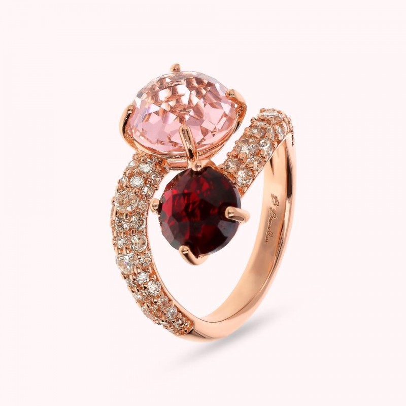 Bronzallure Contrarie Ring With Nano Gemston WSBZ02389.RM-RU-18