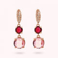 Bronzallure Pave Huggies Earrings With Nano WSBZ02392.RM