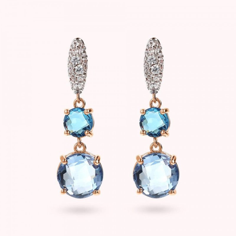 Bronzallure Pave Huggies Earrings With Nano WSBZ02392.SP
