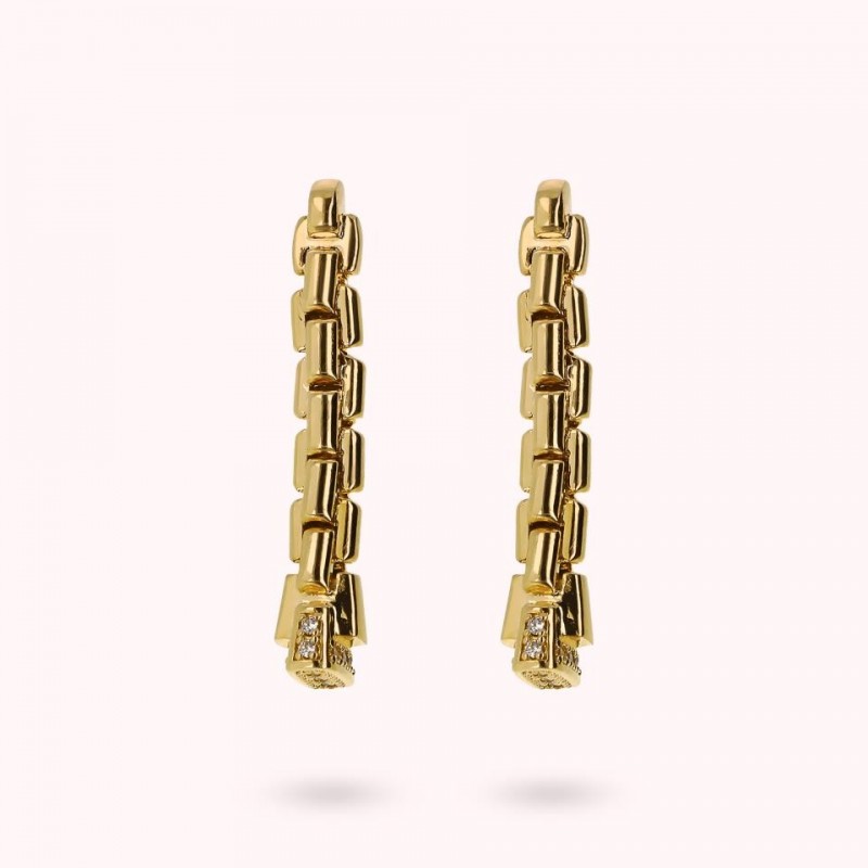 Bronzallure Golden Box Chain With Cz Dangle WSBZ02406Y.YG
