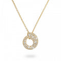 Bronzallure Golden Pave Necklace WSBZ02443Y.WR