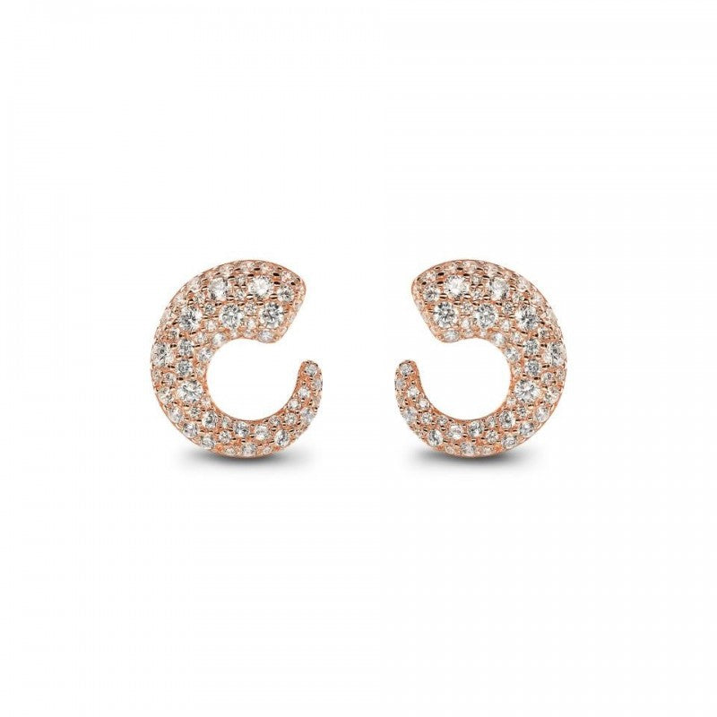 Bronzallure Pave Earrings WSBZ02444.WR