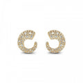 Bronzallure Golden Pave Earrings WSBZ02444Y.WR