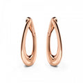 Bronzallure Polished Huggies Earrings WSBZ02454.R
