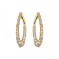 Bronzallure Golden Pave Earrings WSBZ02478Y.WR