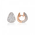 Bronzallure Pave Huggies Earrings WSBZ02479.WR