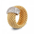 Bronzallure Mixed Pave Ring WSBZ02492Y.WR-16